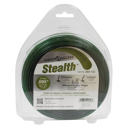 Stens Silver Streak Stealth Trimmer Line Fits .095 1 Lb. Donut 380-122 380-122